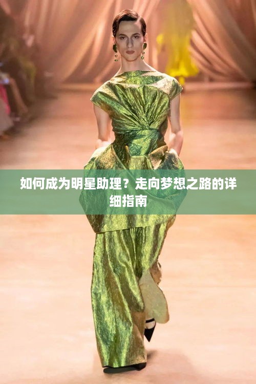 如何成为明星助理？走向梦想之路的详细指南