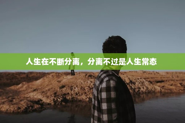 人生在不断分离，分离不过是人生常态 