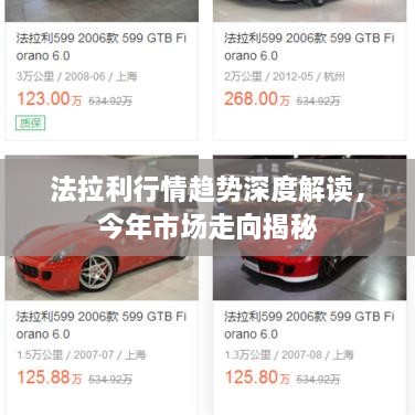 法拉利行情趋势深度解读，今年市场走向揭秘