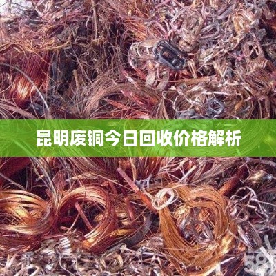 昆明废铜今日回收价格解析