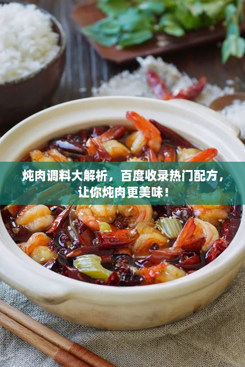 炖肉调料大解析，百度收录热门配方，让你炖肉更美味！