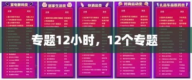 专题12小时，12个专题 