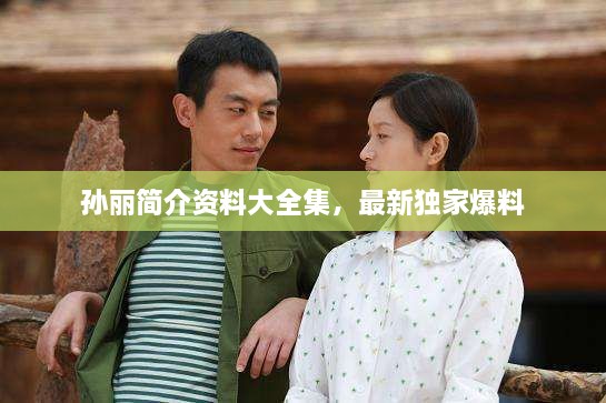 孙丽简介资料大全集，最新独家爆料
