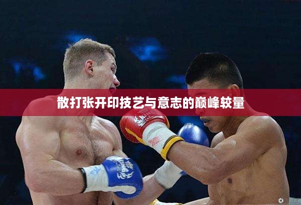 散打张开印技艺与意志的巅峰较量