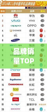 品牌销量TOP10榜单揭秘，市场热门品牌的销售奥秘大解析