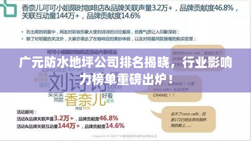 广元防水地坪公司排名揭晓，行业影响力榜单重磅出炉！